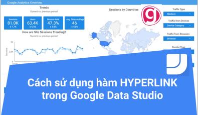 Cách sử dụng hàm HYPERLINK trong Google Data Studio